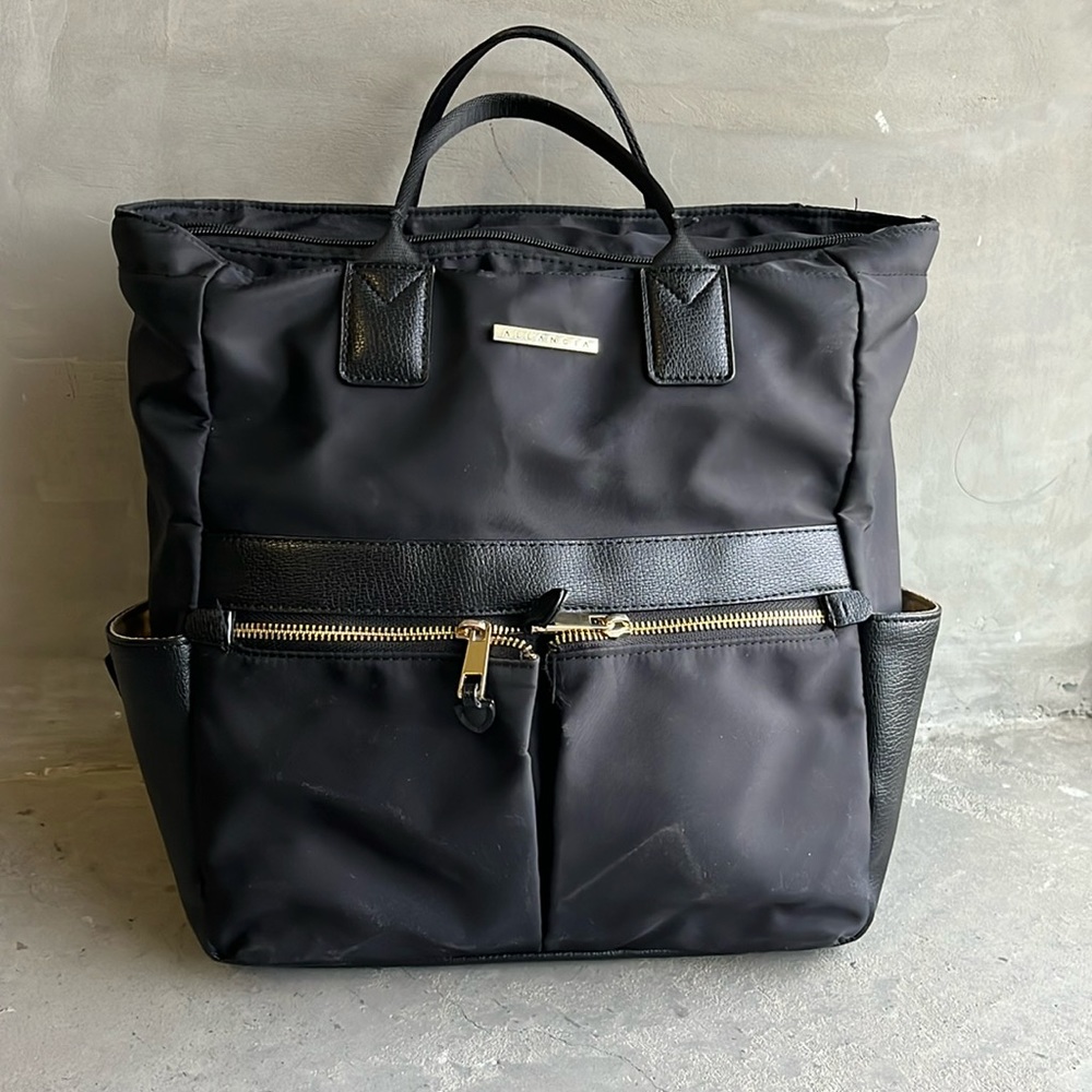 Black Allancia Convertible Tote Bag / Backpack